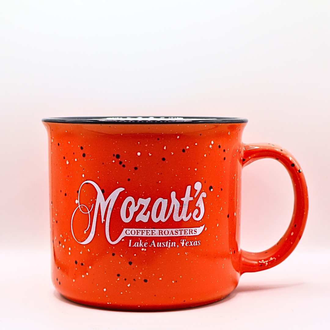 Campfire Mug - Orange – Mozart's Coffee Roasters Campfire Mug - Orange – Mozart's Coffee Roasters