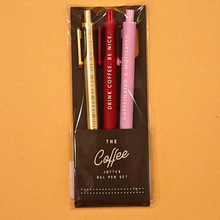 Load image into Gallery viewer, The Coffee Person - Jotter Pen Set
