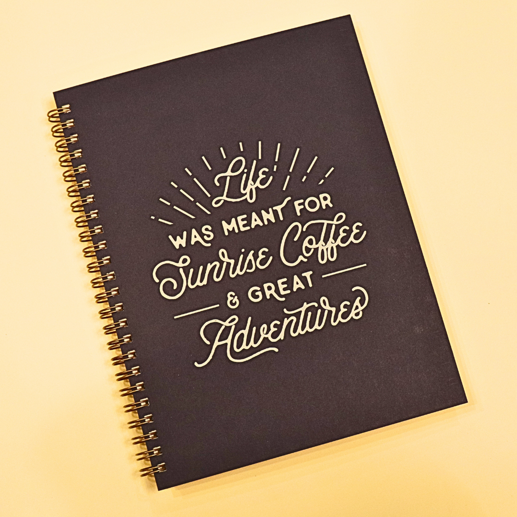 Lined Coffee Journal