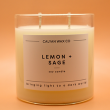 Load image into Gallery viewer, Lemon + Sage Candle

