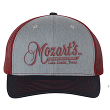 Load image into Gallery viewer, Grey and Maroon Mozart&#39;s Trucker Hat
