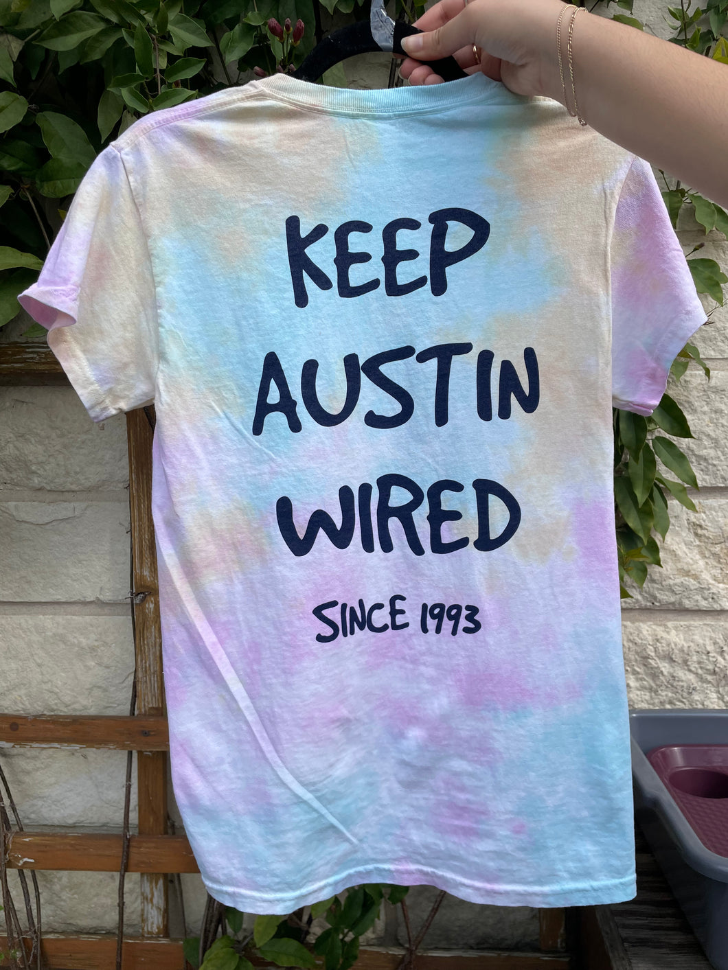 Keep Austin Wired Tie Dye Tee