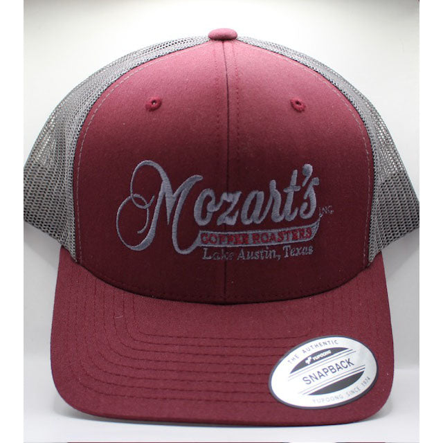 Mozart's Maroon/Gray Trucker Hat