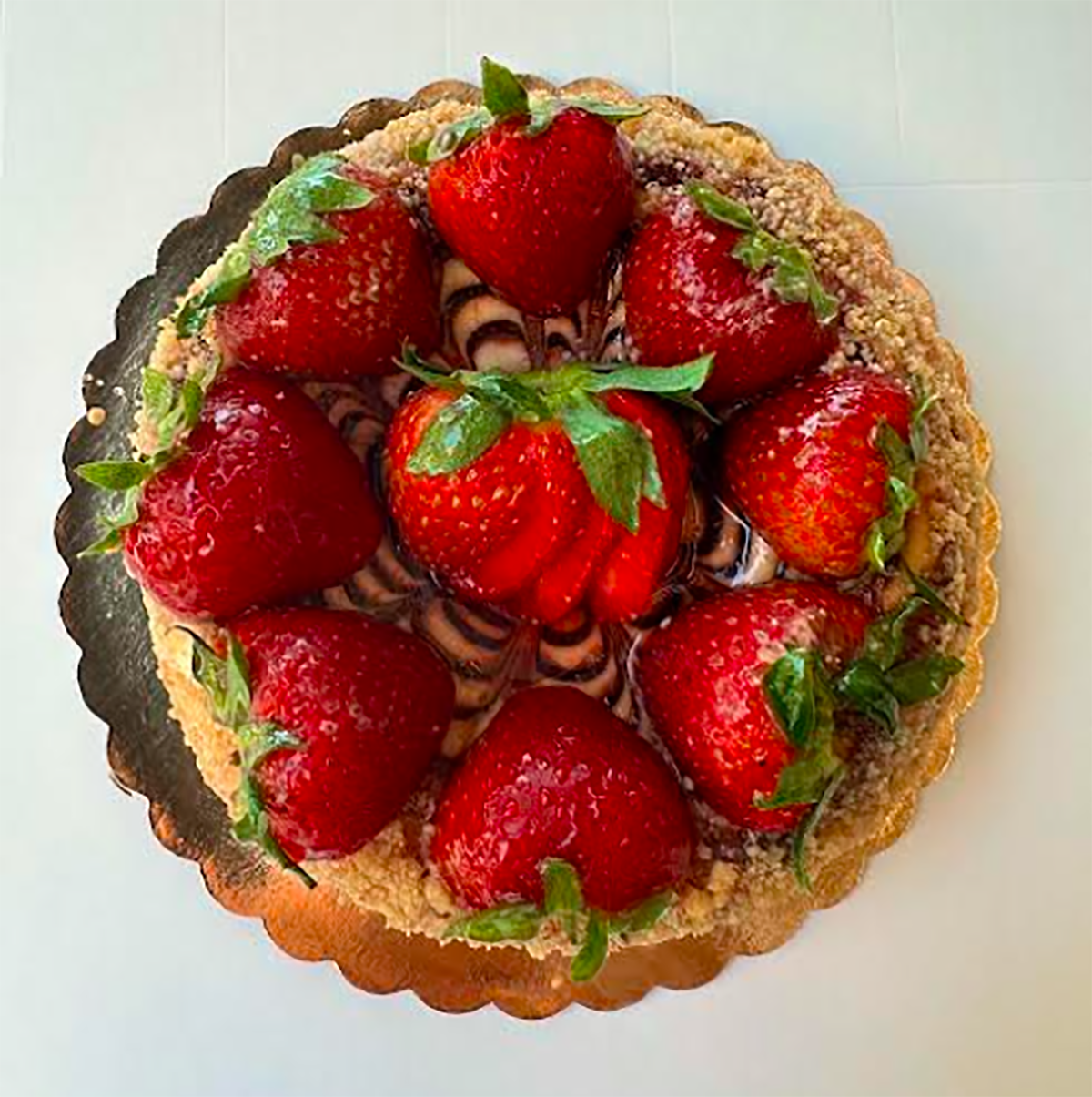Strawberry Swirl Cheesecake