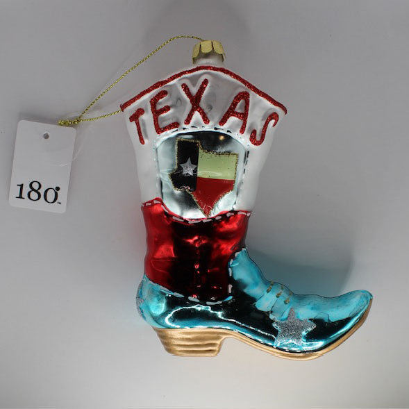 Texas Boot Ornament