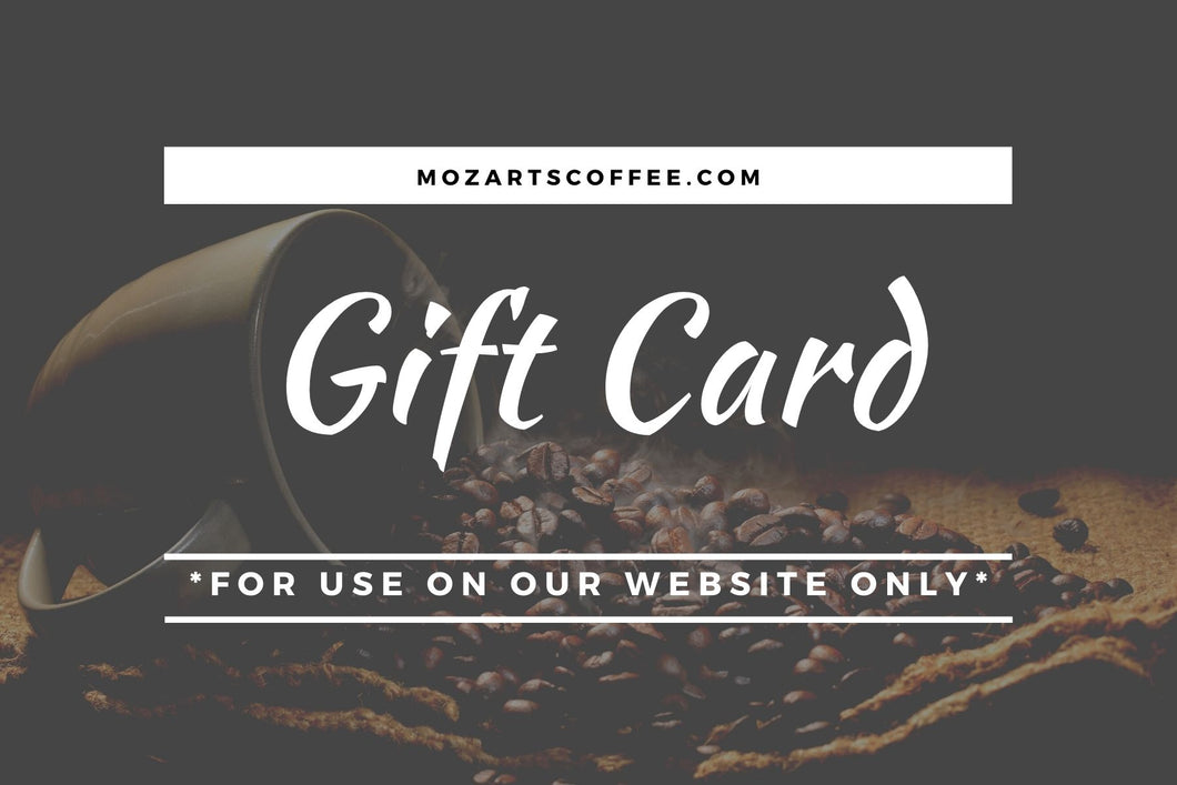 Webstore Gift Card (for use on our site only)